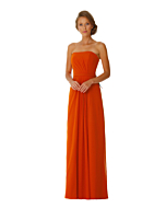 LANICO Strapless with Ruched Details Full length dress Bridesmaid Dress Evening Dress - LN2046