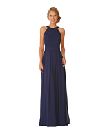 LANICO Halter Neckline With Ruched Details Full length dress Bridesmaid Dress Evening Dress - LN2052