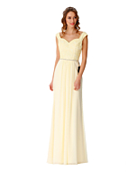 LANICO sweetheart neckline backless bridesmaid dress with Lace top - LN2071