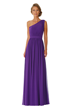 LANICO Lovely One Shoulder Bridesmaid Dress with beadings on shoulder Evening Dress - LN2056