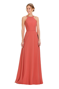 LANICO halterneck A line sleek design bridesmaid dress - LN2081
